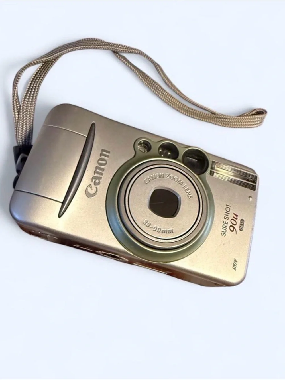 Canon Sure Shot 90u Metallic Silver Point-and-Shoot Camera